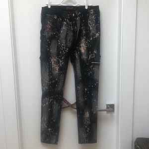 From Riverdale wardrobe sale, paint splatter jeans